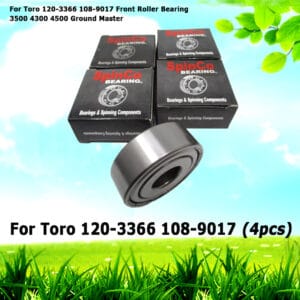 4 For Toro 120-3366, 108-9017, Front Roller Bearing 3500 4300 4500 Ground Master