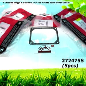 5 Genuine Briggs & Stratton 272475S Rocker Valve Cover Gasket