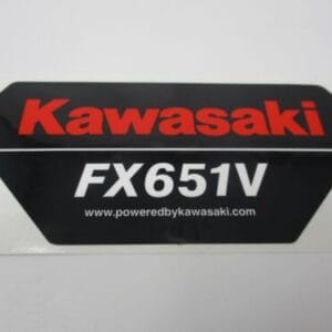 Genuine Kawasaki FX651V Engine Decal Sticker 56080-0976