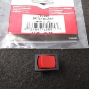 Genuine Briggs & Stratton 790949 On/Off Rocker Engine Switch