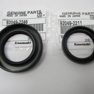 Genuine Kawasaki 92049-2246 & 92049-2211 Crankcase Oil Seals for FE400D
