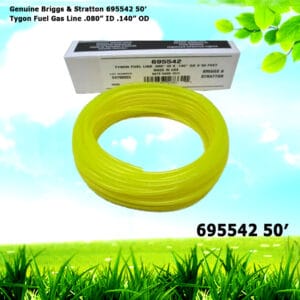 Genuine Briggs & Stratton 695542 50' Tygon Fuel Gas Line .080” ID .140” OD