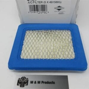 Genuine Briggs & Stratton 491588S Air Filter 3.5-6.5 HP Quantum Engine Lawnmower