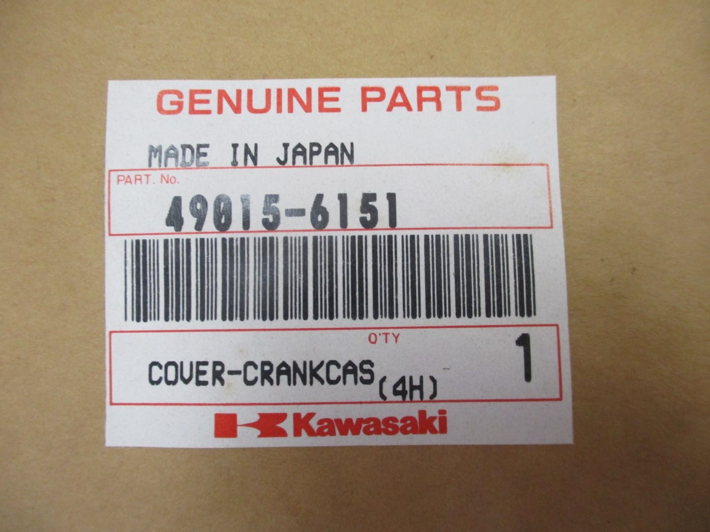 Genuine Kawasaki 49015-6151 Crankcase Cover FE290D 49015-6076 - Image 4