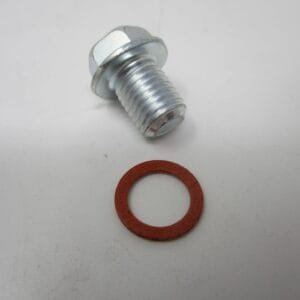 Genuine Kawasaki 92150-2209 Carburetor Bowl Bolt & Gasket fits Carb 15003-2718