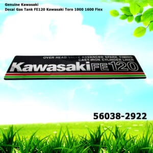 Genuine Kawasaki 56038-2922 Decal Gas Tank FE120 Kawasaki Toro 1000 1600 Flex
