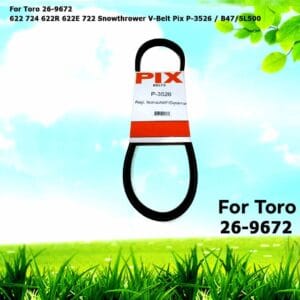 For Toro 26-9672 622 724 622R 622E 722 Snowthrower V-Belt