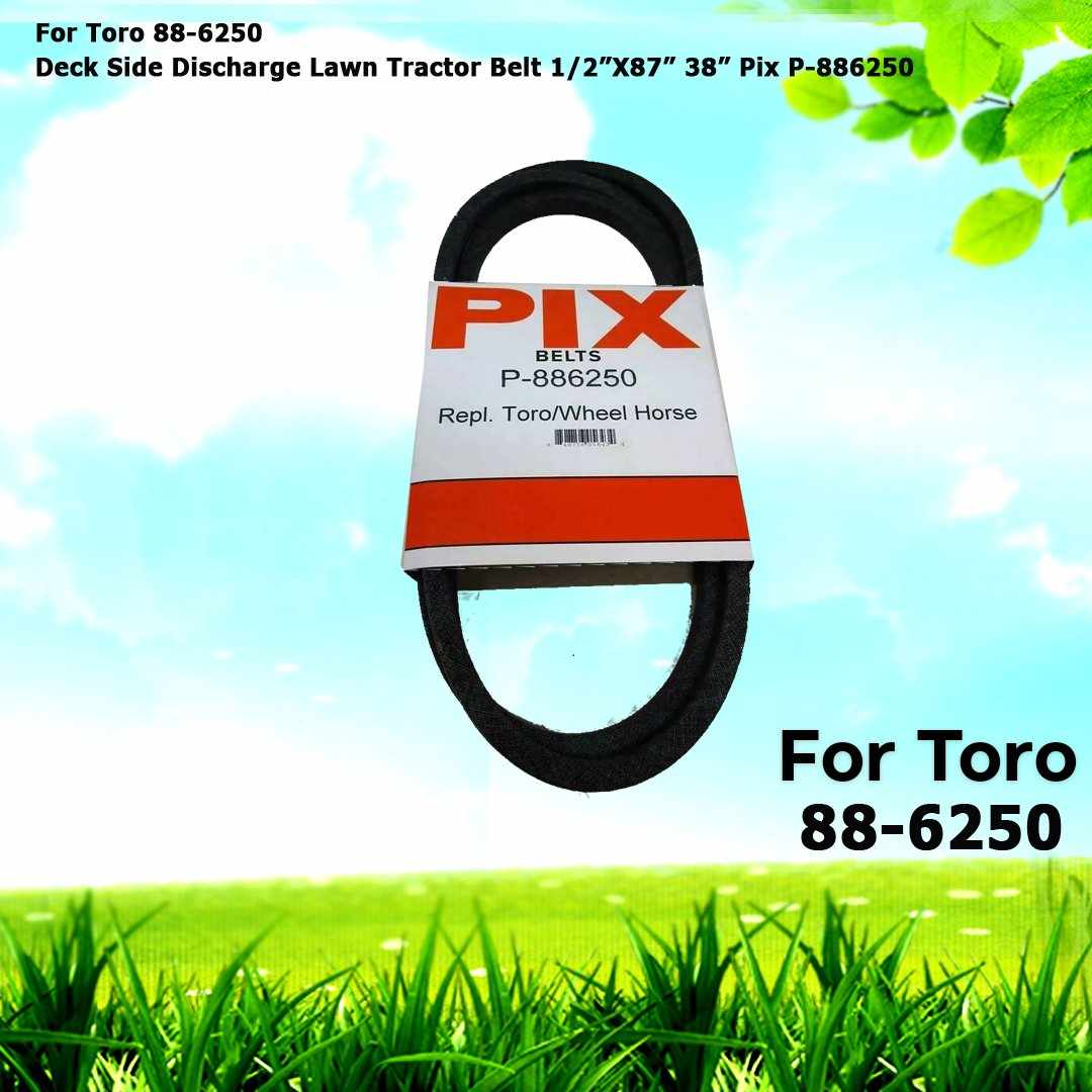 For Toro 88-6250 Deck Side Discharge Lawn Tractor Belt