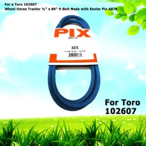 For Toro 102607 Wheel Horse Tractor V-Belt ½” x 89"