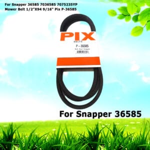 For Snapper 36585 7036585 7075235YP Mower Belt 1/2"X94 9/16"
