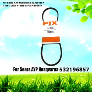 For Sears AYP Husqvarna 532196857 33361 Drive V-Belt in a Pix P-196857