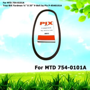 For MTD 754-0101A Troy-Bilt Yardman ½” X 35” V-Belt