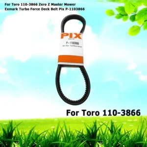 For Toro 110-3866 Exmark Zero Z Master Mower Turbo Force Deck Belt Pix P-1103866