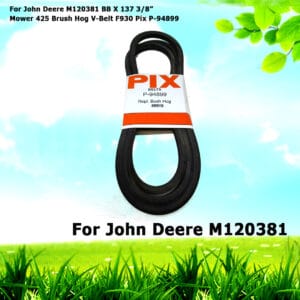 For John Deere M120381 BB X 137 3/8” Mower V-Belt