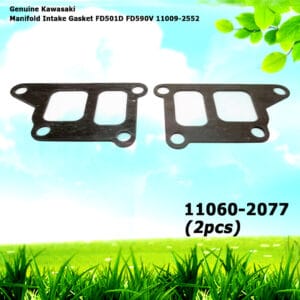 2 Genuine Kawasaki 11060-2077 Manifold Intake Gasket FD501D FD590V 11009-2552
