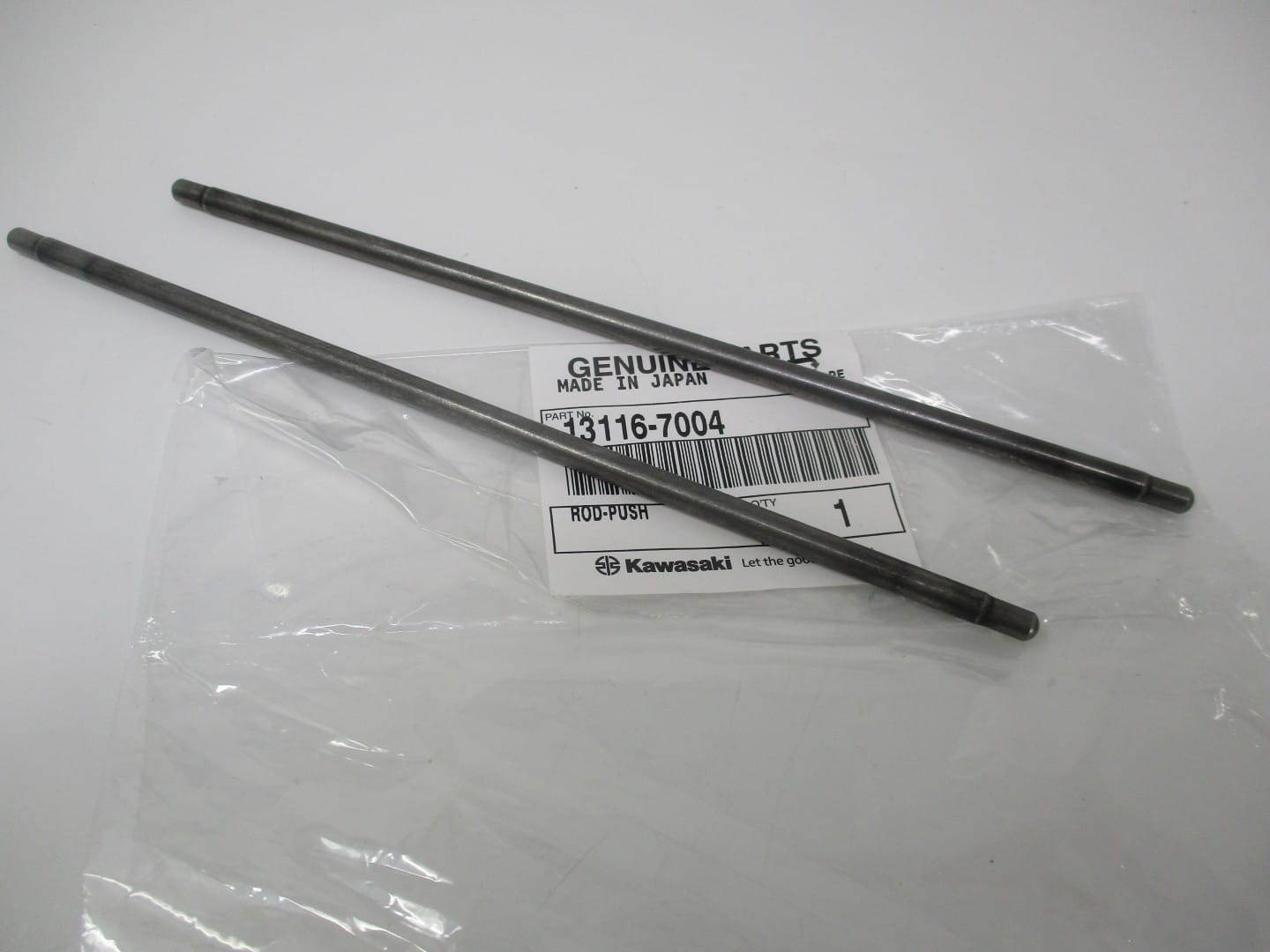 2 Genuine Kawasaki FJ400 Push Rods 13116-7004 - Image 3
