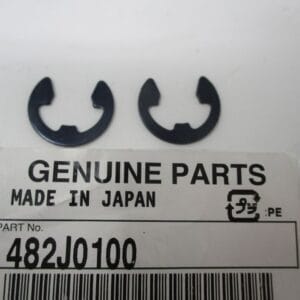 2 Genuine Kawasaki 482J0100 Rocker Pin Circle E Clip 10mm FE290D FE350D