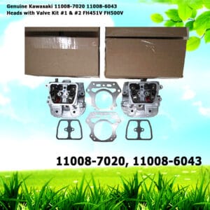 Genuine Kawasaki 11008-7020 11008-6043 Heads with Valve Kit #1 & #2 FH451V FH500V FH531V