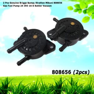2 Genuine Briggs & Stratton Mikuni 808656 Gas Fuel Pump 24 393 16-S Kohler Vacuum