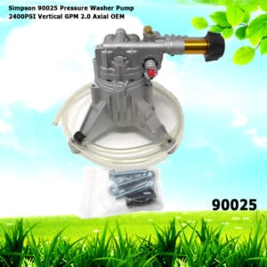 Simpson 90025 Pressure Washer Pump 2400PSI Vertical GPM 2.0 Axial OEM