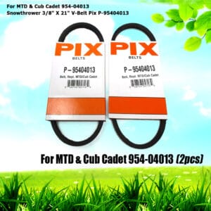 2 For MTD & Cub Cadet 954-04013 Snow Thrower V-Belt