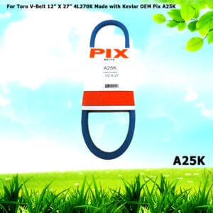 For Toro V-Belt 4L270K 12” X 27” Made with Kevlar OEM Pix A25K