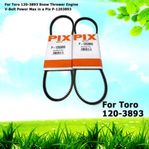 2 For Toro 120-3893 Snow Thrower Engine V-Belt Power Max