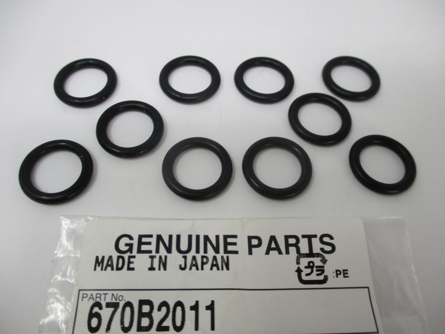 10 Genuine Kawasaki 670B2011 Lubrication 11MM O-Ring FD590V FD611V FD620V - Image 3