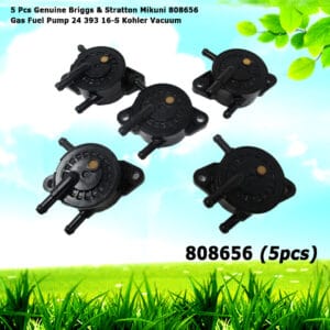 5 Genuine Briggs &Stratton Mikuni 808656 Gas Fuel Pump 24 393 16-S Kohler Vacuum