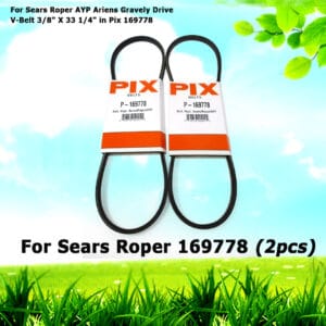 2 For Sears Roper AYP 169778 Oregon 15-223 LawnMaster V-Belt