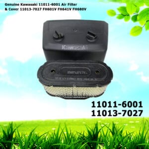 Genuine Kawasaki 11011-6001 Air Filter & Cover 11013-7027 FH601V FH641V FH680V