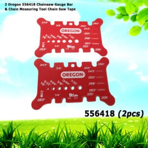 2 Oregon 556418 Chainsaw Gauge Bar & Chain Measuring Tool Chain Saw Tape