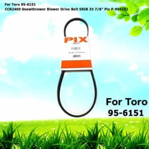 For Toro 95-6151 CCR2400 Snowthrower Blower Drive Belt