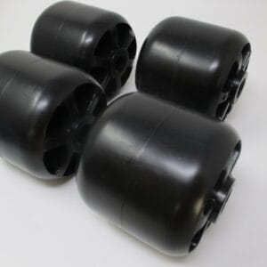 4 For John Deere M115245 Mower Deck Anti-Scalp Wheel Rotary 72-129