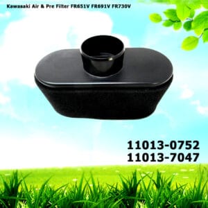 For Kawasaki 11013-0752 11013-7047 Air & Pre Filter FR651V FR691V FR730V