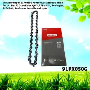 Genuine Oregon 91PX050G AdvanceCut Chainsaw Chain for 14" Bar 50 Drive Links 3/8" LP Fits Stihl, Remington, McCulloch, Craftsman Homelite and more
