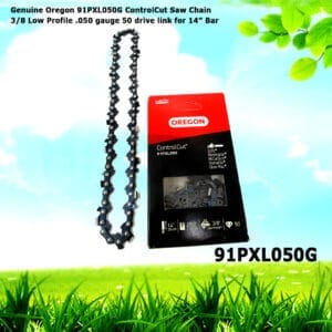 Genuine Oregon 91PXL050G ControlCut Saw Chain 3/8 Low Profile .050 gauge 50 drive link for 14" Bar