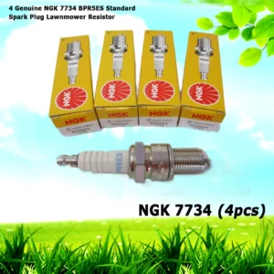 4 Genuine NGK 7734 BPR5ES Standard Spark Plug Lawnmower Resistor Small Engines