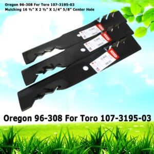 Oregon 96-308 For Toro 107-3195-03 Mulching 16 ½” X 2 ½” X 1/4” 5/8” Center Hole
