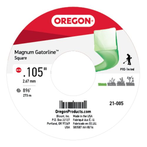Oregon 21-005 Gatorline Square Trimmer Line, .105" x 896' 5lb Spool - Image 3
