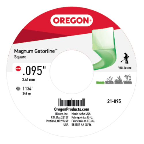 Oregon 21-095 Gatorline Square Trimmer Line, .095" x 1445' 5lb Spool - Image 3