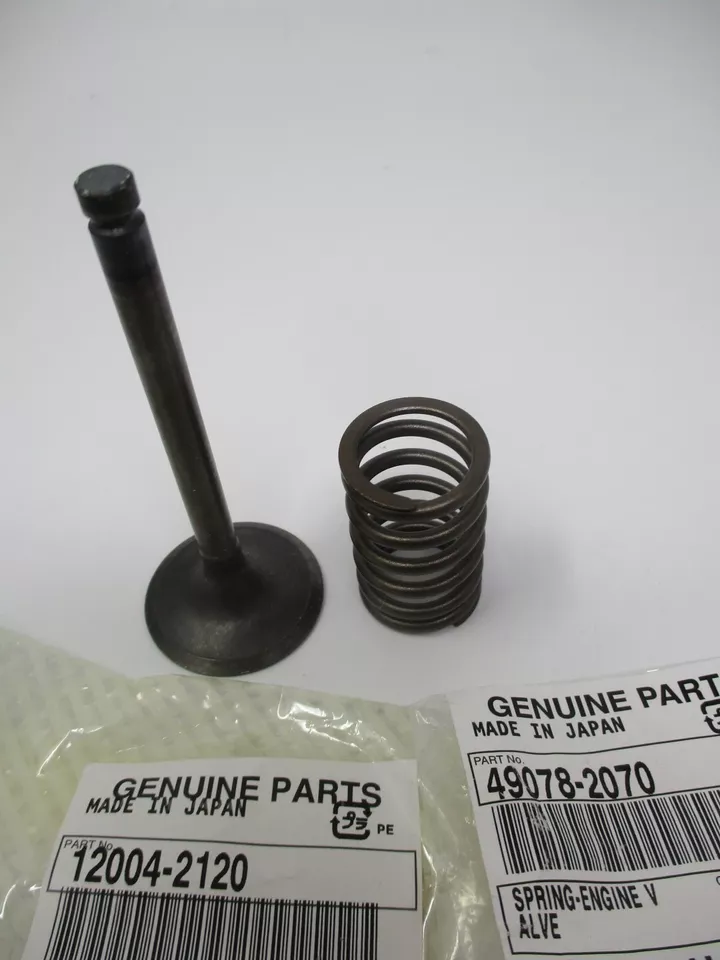Genuine Kawasaki 12004-2120 Intake Valve & Spring 49078-2070 for FE350D FE400D - Image 3