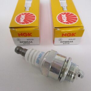 2 Genuine NGK 5113  BPMR4A Spark Plugs  Solid Lawnmower