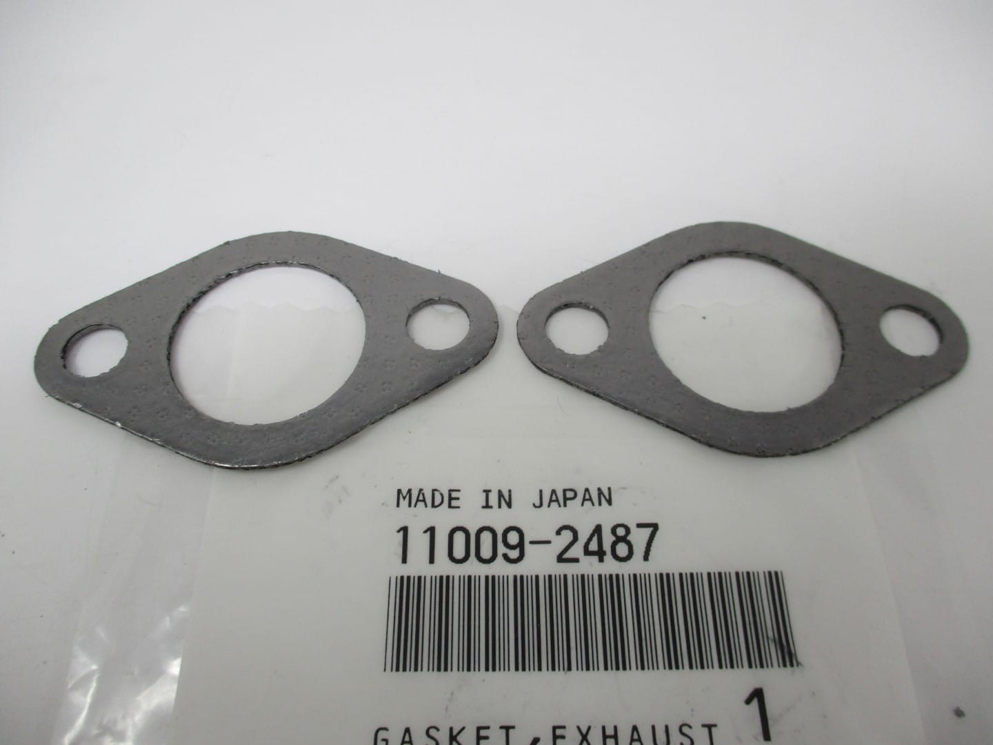 2 Genuine Kawasaki 11009-2487 Exhaust Gaskets for FA210D FC290V FE250D FE290D - Image 3