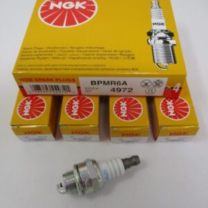 4 Genuine NGK 4972 BPMR6A Spark Plugs Superseded 7021 Lawn Mower Small Engine