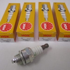 4 Genuine NGK 1589 BPMR7Y V-Power Plug Lawn Mower V-Power 4921 Cross Over