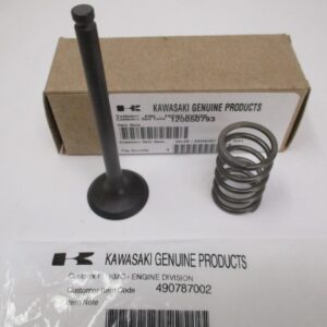 Genuine Kawasaki 12005-0793 Exhaust Valve with 49078-7002 Valve Spring